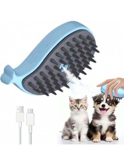 Cepillo Automático Gatos Vapor 3 en 1